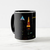 夜空のクリーブランドオハイオ州のマグ マグカップ (正面左)