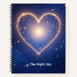 夜空のハート ノートブック