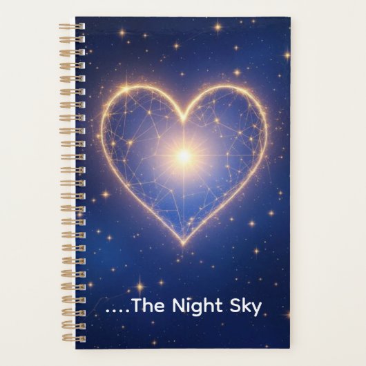 夜空のハート プランナー手帳 (正面)