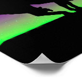 夜空のポスターとトレイルのショーエットの終わり ポスター (角)