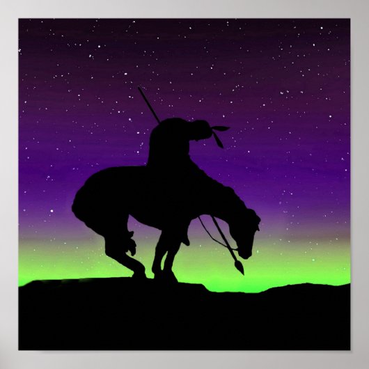 夜空のポスターとトレイルのショーエットの終わり ポスター (正面)