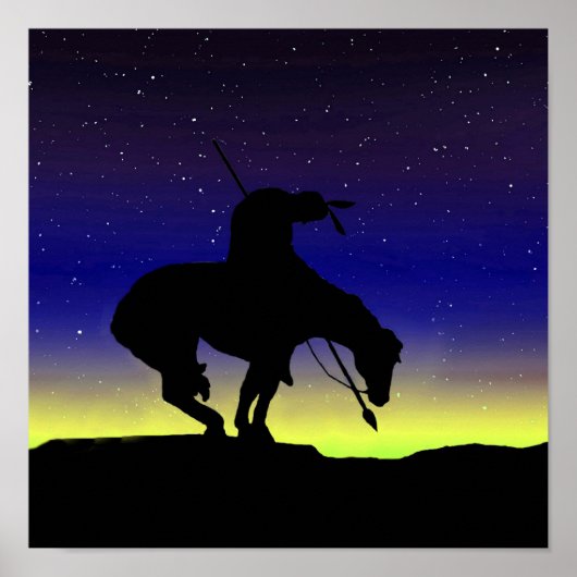 夜空のポスターとトレイルのショーエットの終わり ポスター (正面)