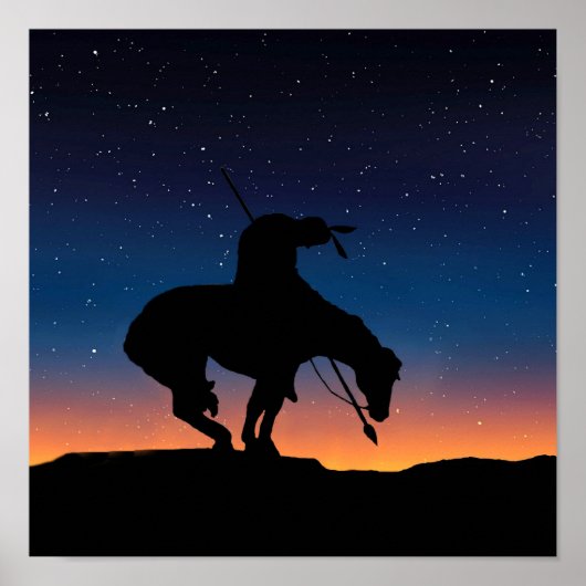 夜空のポスターとトレイルのショーエットの終わり ポスター (正面)