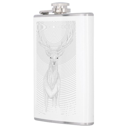 夜空の下の鹿 フラスク (左)
