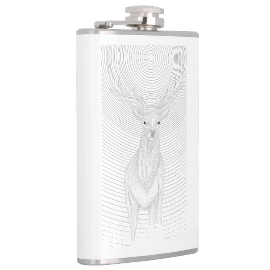 夜空の下の鹿 フラスク (右)