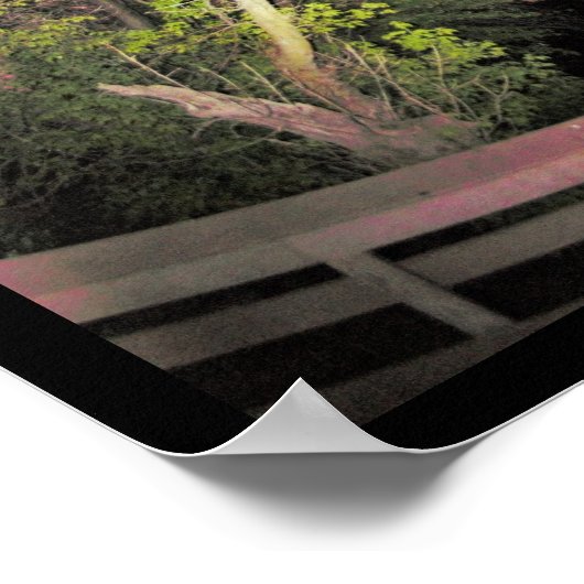 夜空の写真 ポスター (角)