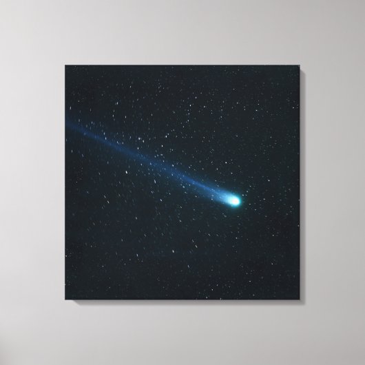 夜空の彗星 キャンバスプリント (正面)