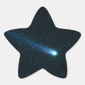 夜空の彗星 星シール (正面)