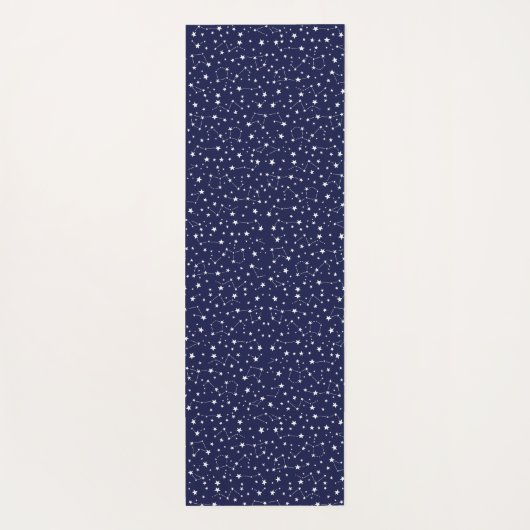 夜空の星と星座 ヨガマット (裏面)