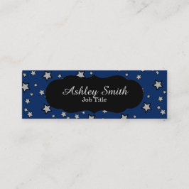 夜空の星の名刺 スキニー名刺
