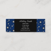 夜空の星の名刺 スキニー名刺 (裏面)