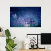 夜空の星モダン写真 ポスター (ホームオフィス)