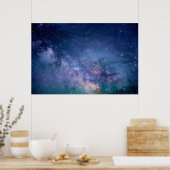 夜空の星モダン写真 ポスター (キッチン)