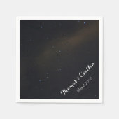 夜空の星 スタンダードカクテルナプキン (正面)