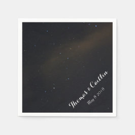 夜空の星 スタンダードカクテルナプキン