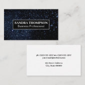 夜空の星 名刺 (正面/裏面)