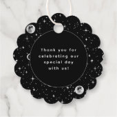 夜空の星　神秘的なブラック　サンキュー フェイバータグ (裏面)