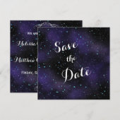 夜空の星 結婚式のご案内 セーブザデート (正面/裏面)