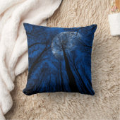 夜空の月 クッション (ブランケット)