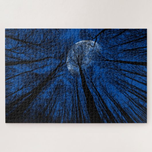 夜空の月 ジグソーパズル (横)