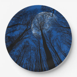 夜空の月 ペーパープレート