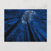 夜空の月 ポストカード (正面)