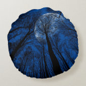 夜空の月 ラウンドクッション (裏面)