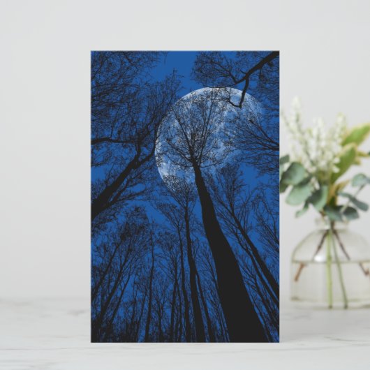 夜空の月 便箋 (スタンド正面)