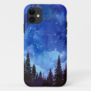 夜空の森 iPhone 11 ケース