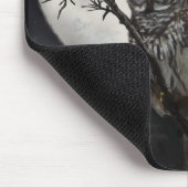 夜空の楽師のフクロウのマウスパッド マウスパッド (コーナー)