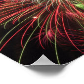 夜空の花火 ポスター (角)