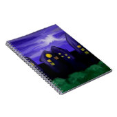 夜空の都市の高層キャンバスアート ノートブック (右側)