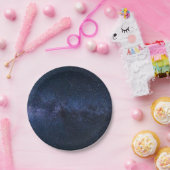 夜空の銀河系 ペーパープレート (パーティー)