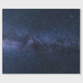 夜空の銀河系 ラッピングペーパー (フラット)