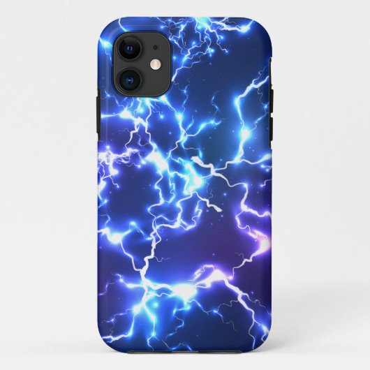 夜空のTunderの稲妻 Case-Mate iPhoneケース (裏面)