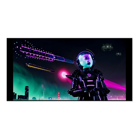 夜空を見つめる眼 ポスター (正面)