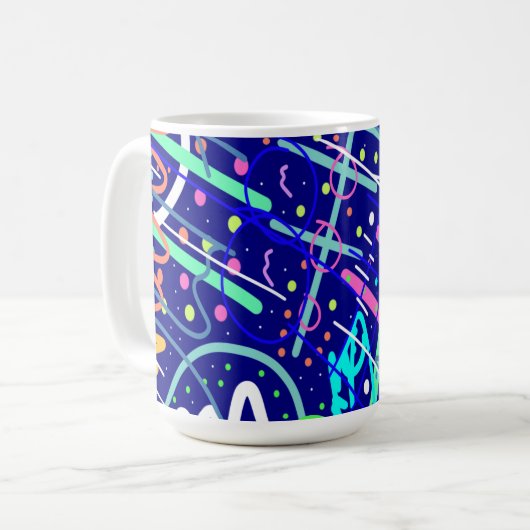 夜空を越えて コーヒーマグカップ (正面左)