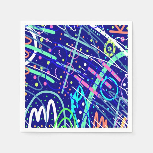 夜空を越えて スタンダードカクテルナプキン (正面)