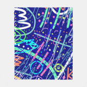 夜空を越えて フリースブランケット (正面)