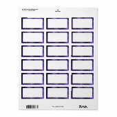 夜空スターライトパープル結婚ズのラベル ラベル (フルシート)