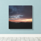 夜空ストレッチキャンバス印刷 キャンバスプリント (インサイチュ (ウッドフロア))