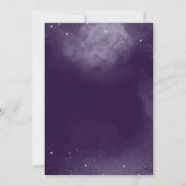 夜空トリプルムーンフェイズパープルハンドスティング 招待状 (裏面)