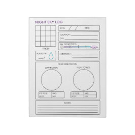 夜空ログ ノートパッド