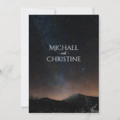 夜空結婚は星の下 サンキューカード (裏面)