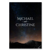 夜空結婚は星の下 テーブルナンバー (裏面)