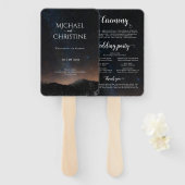 夜空結婚は星の下 ハンドファン (正面&裏面)