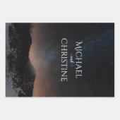 夜空結婚は星の下 ラッピングペーパーシート (正面2)