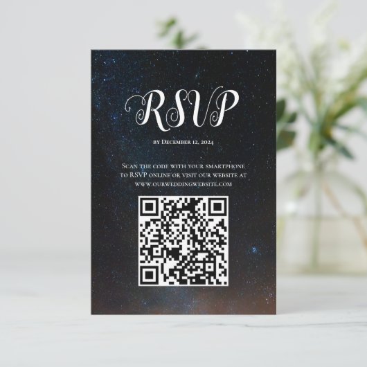 夜空結婚は星の下 出欠カード (スタンド正面)