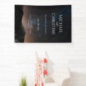 夜空結婚は星の下 横断幕 (インサイチュ)