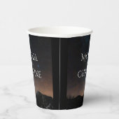 夜空結婚は星の下 紙コップ (右)